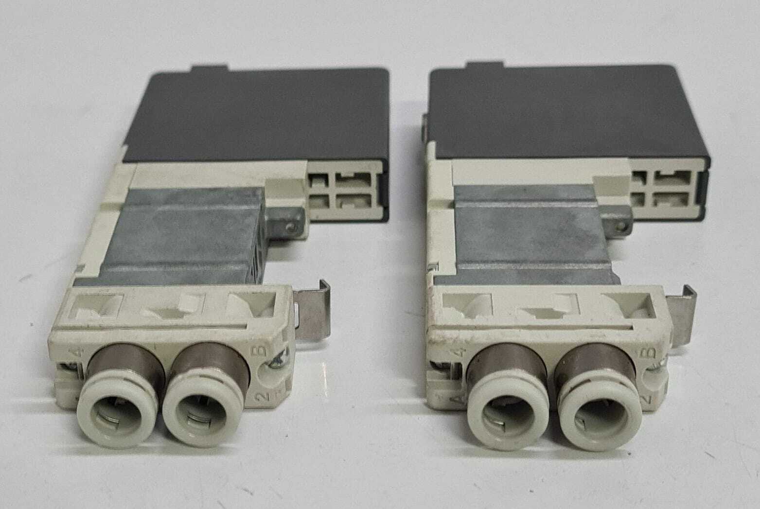 [LOT OF 2] SMC SQ1141R-5LO1-C6-Q PORT PNEUMATIC SOLENOID VALVE