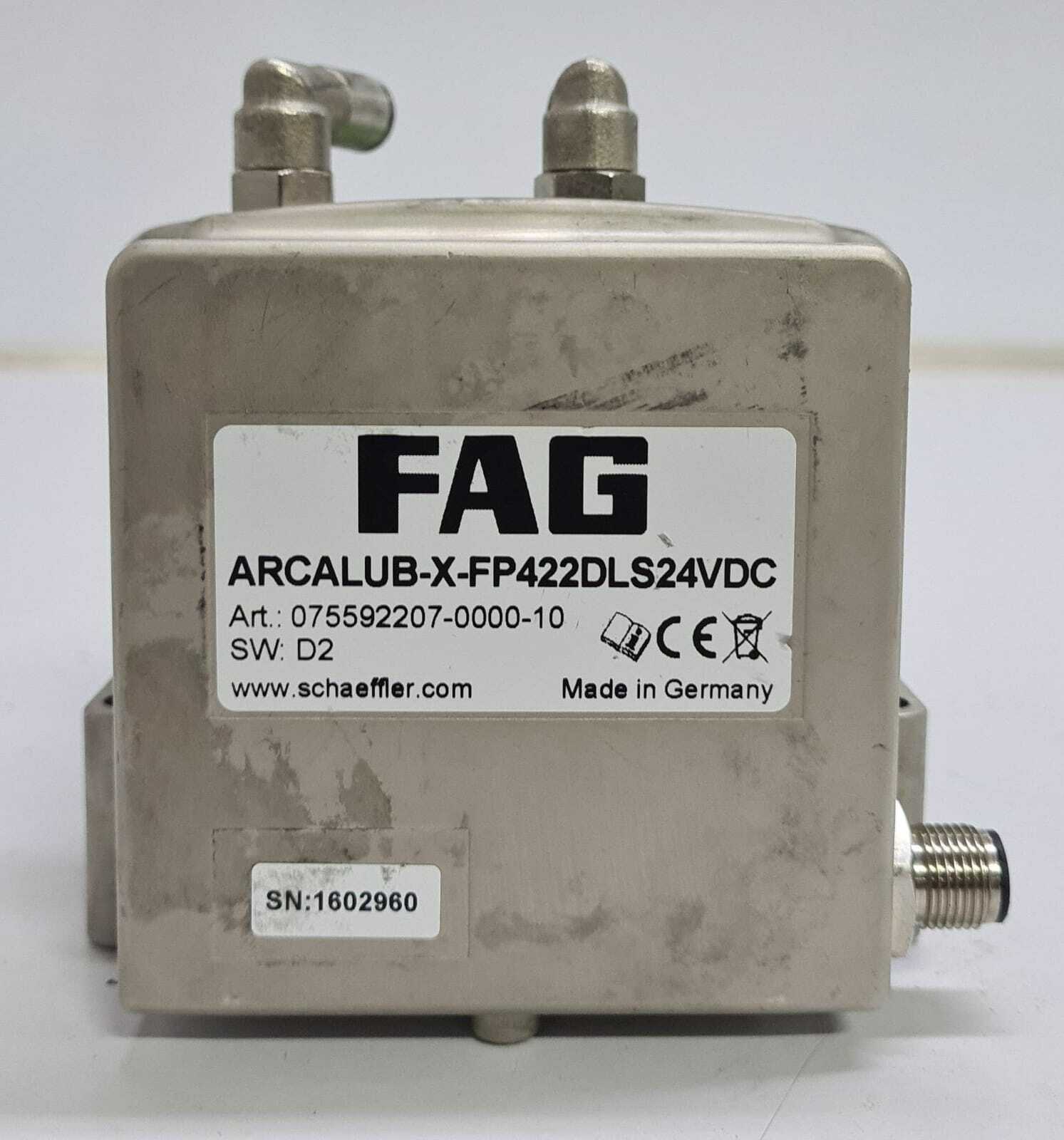 FAG arcanol OG 3000 ARCALUB-X-FP422DLS24VDC Direct Lubrication 24VDC