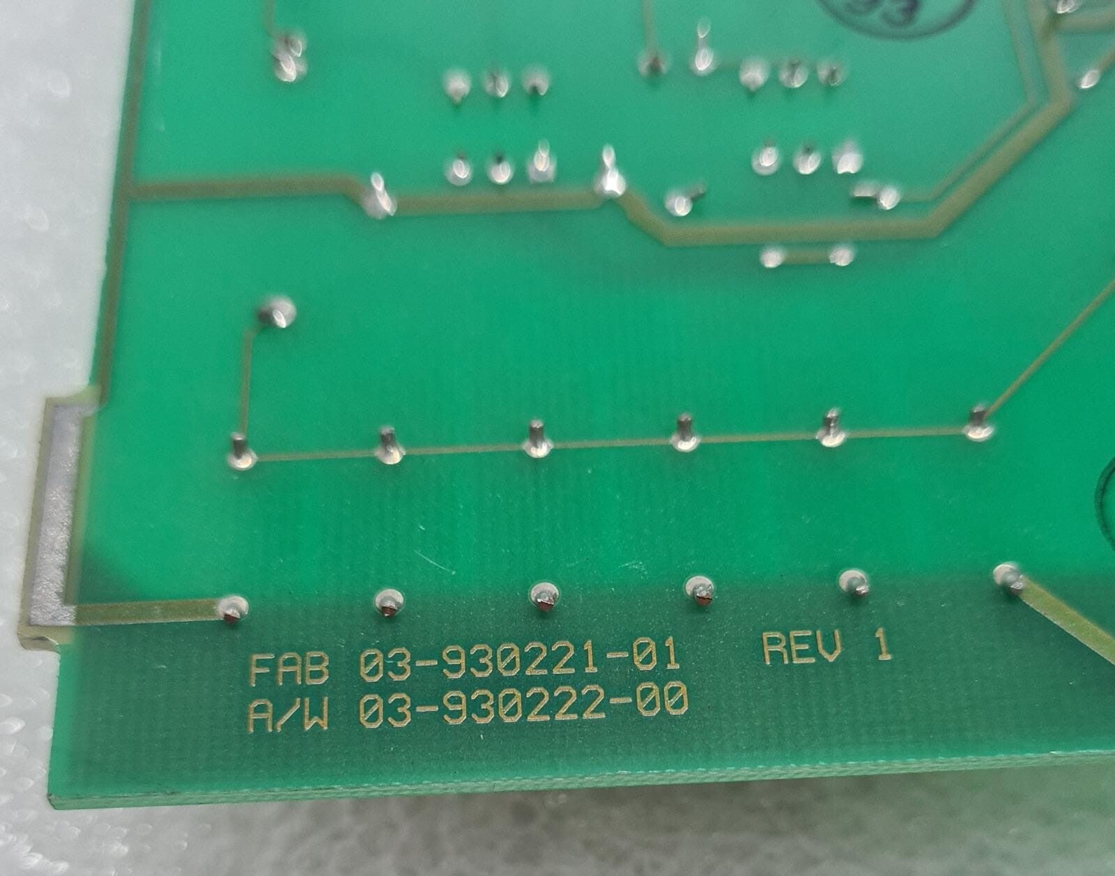 Varian Saturn GCMS 2000 Manifold Upper PWA SCHEM 03-930223-00 03-930220-01 Board