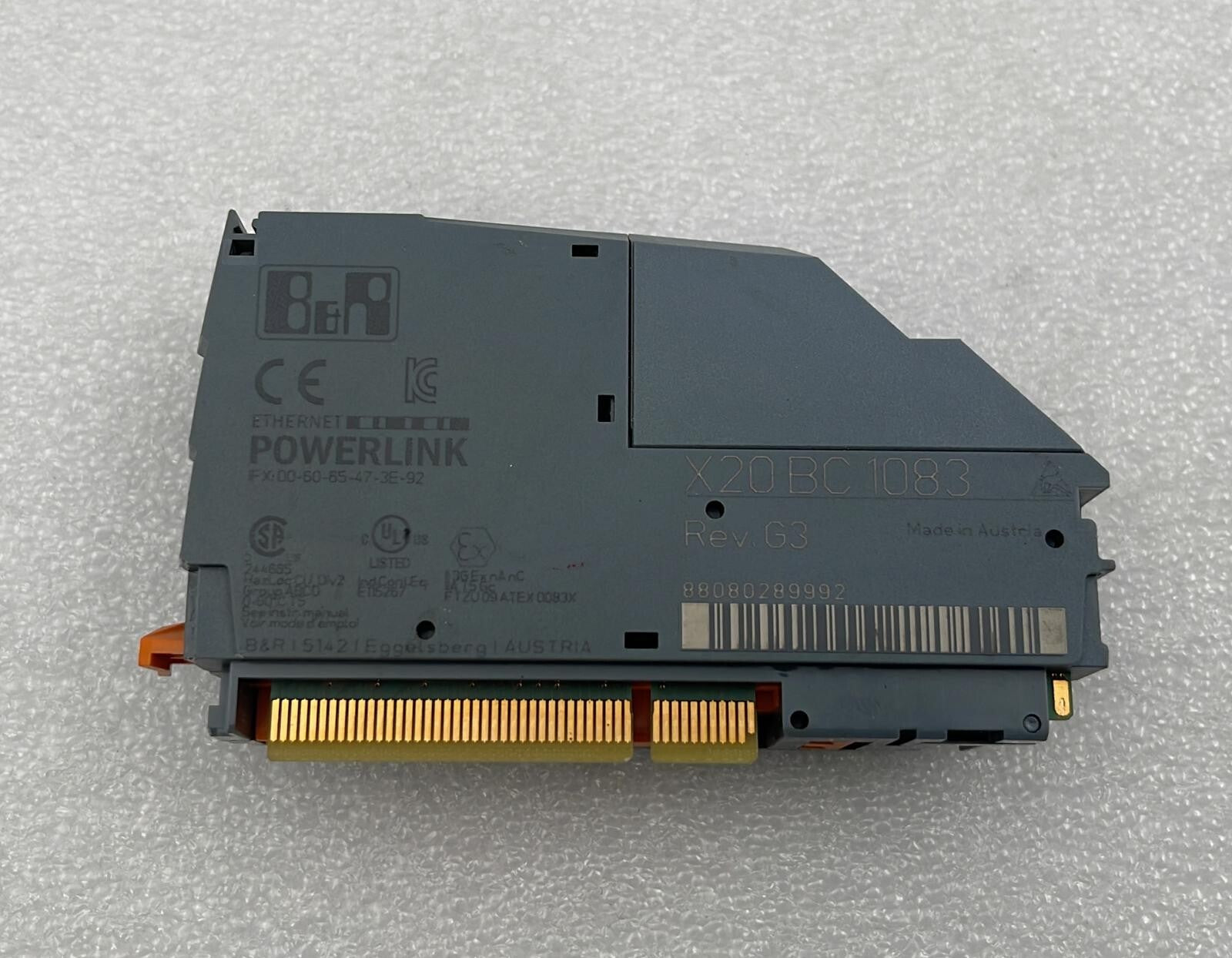 B&R Automation X20 BC 1083 Digital Control Module ETHERNET POWERLINK