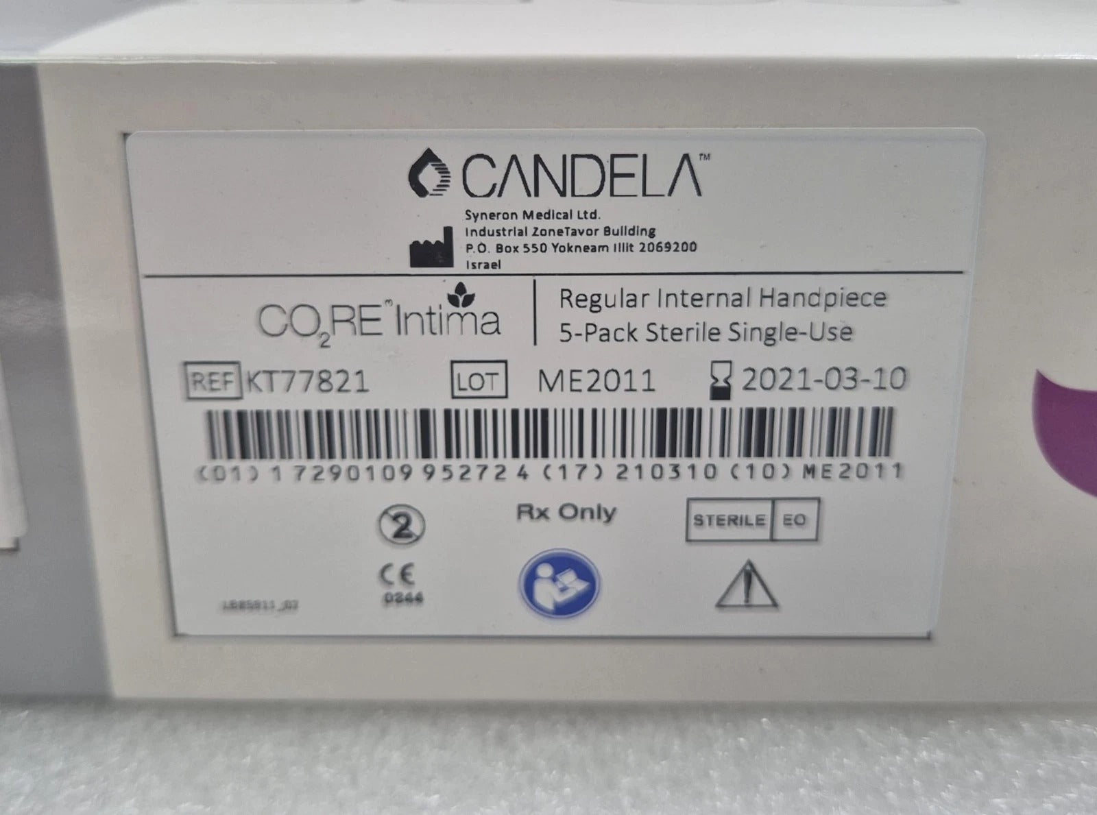 5 PACK- Syneron Candela CO2RE Intima Internal Handpiece KT77821 Tip AS95191