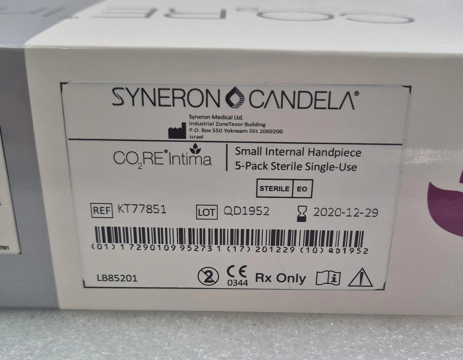 5 PACK- Syneron Candela CO2RE Intima Internal Handpiece KT77851 Tip AS93611