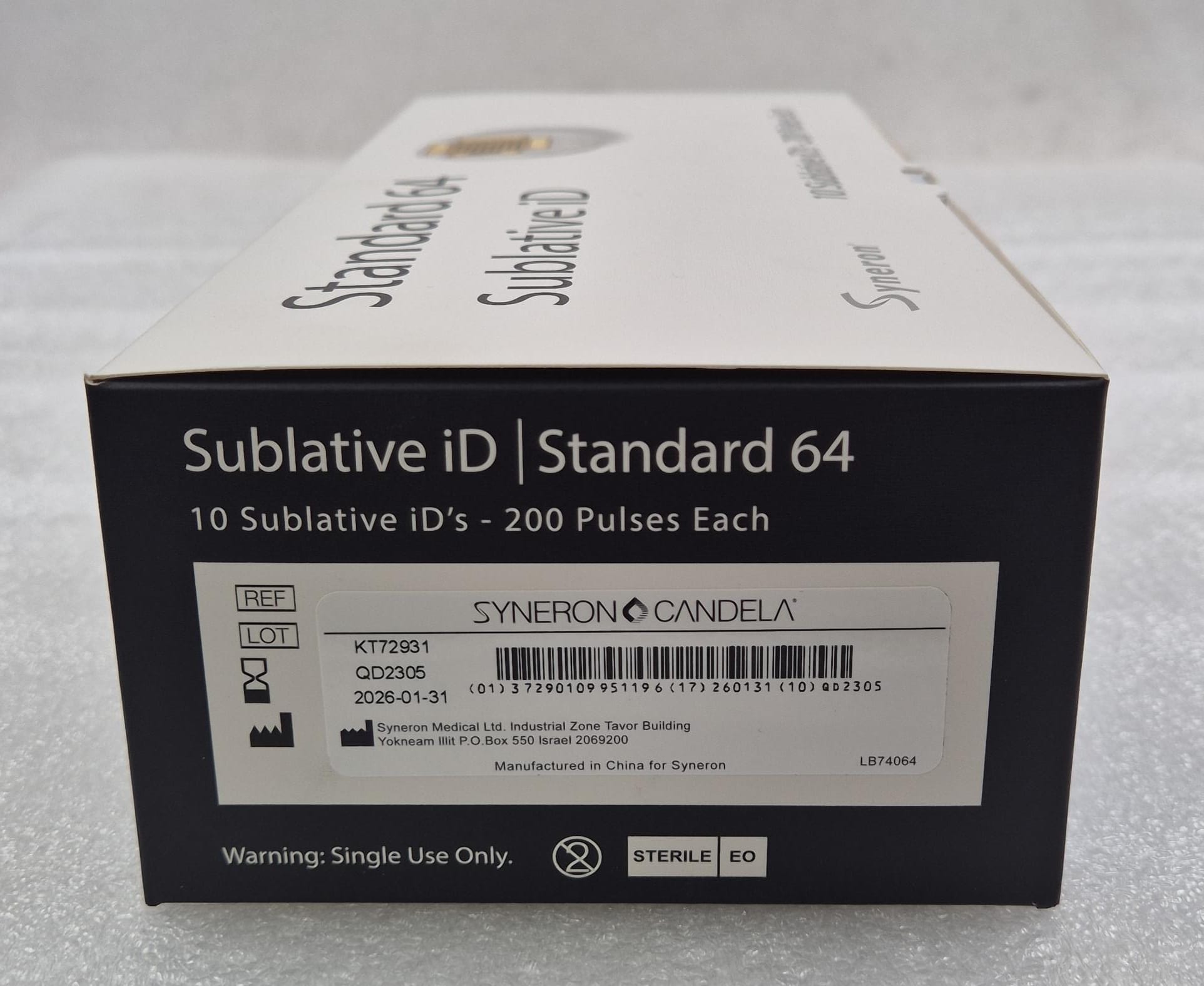 [10 PCS PACK] Syneron Candela Sublative iD Standard 64 200 Pulses KT72931 Tip AS79333
