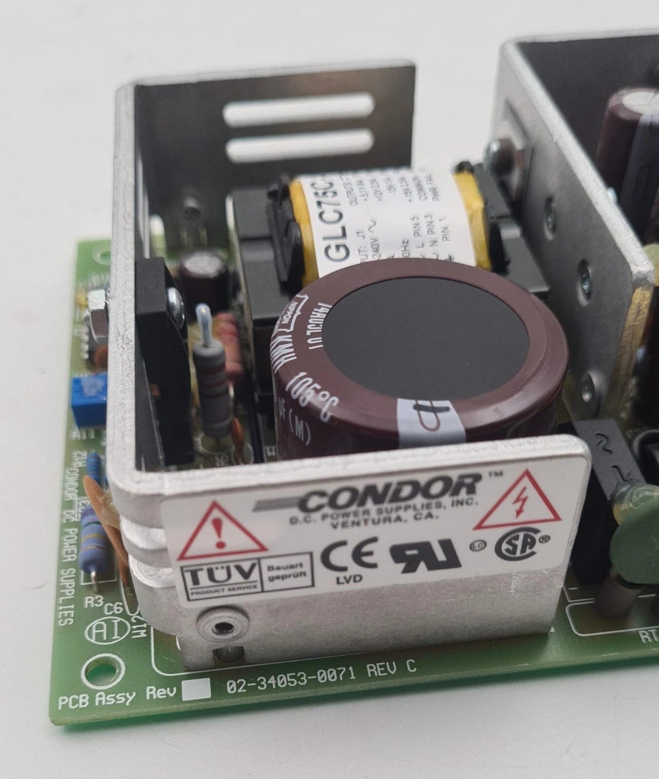 Condor GLC75C-101 enclosed high voltage module close-up