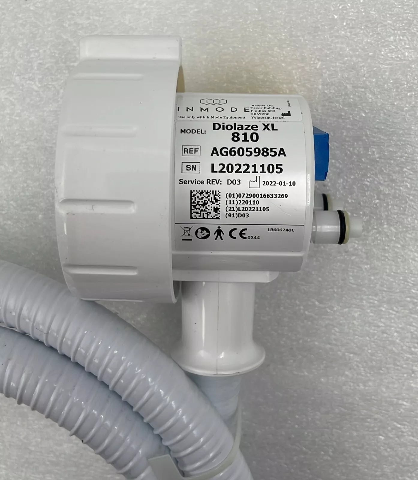 InMode Diolaze XL 810 Laser Cable Handpiece AG605985A **AS IS