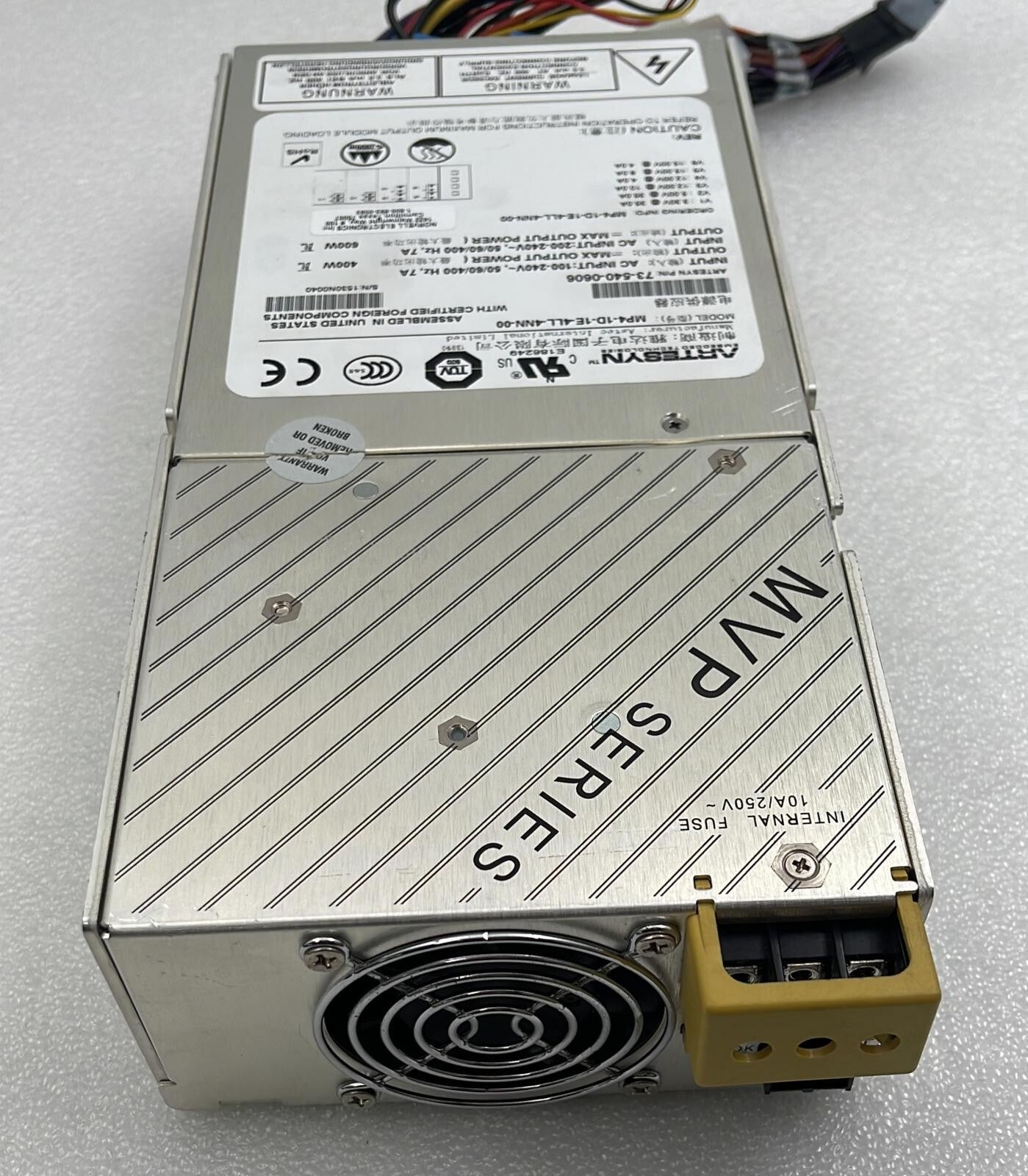 ARTESYN MVP SERIES MP4-1D-1E-4LL-4NN-00 Power Supply 73-540-0606