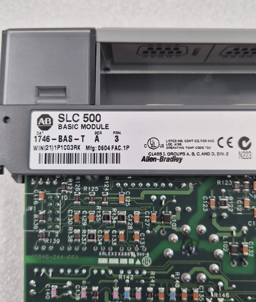 AB Allen-Bradley SLC 500 BASIC MODULE 1746-BAS-T 40846-244-06A A40851-150 40851