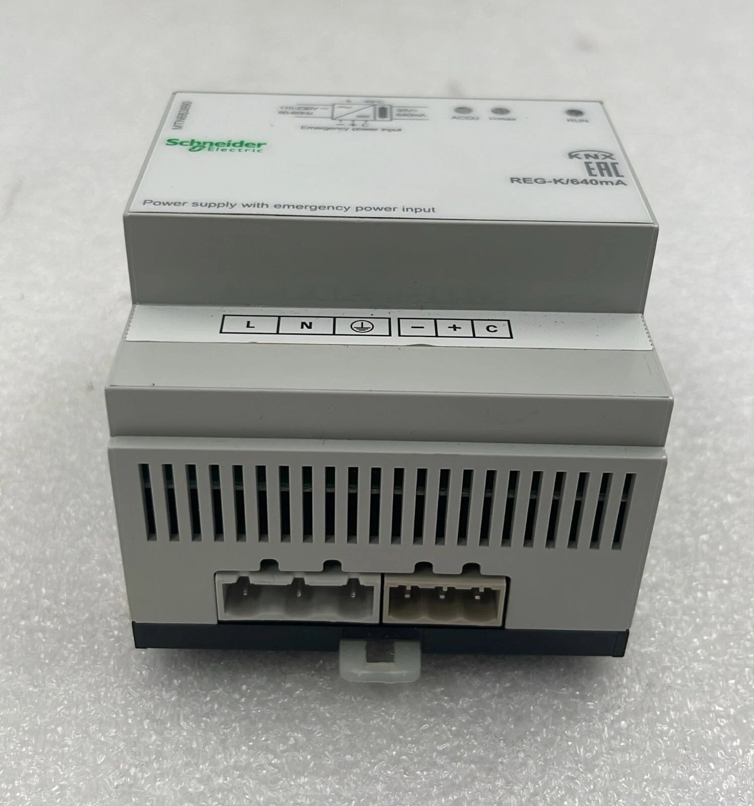 Schneider REG-K/640mA Power Supply W/ Emergency Power Unit MTN683890