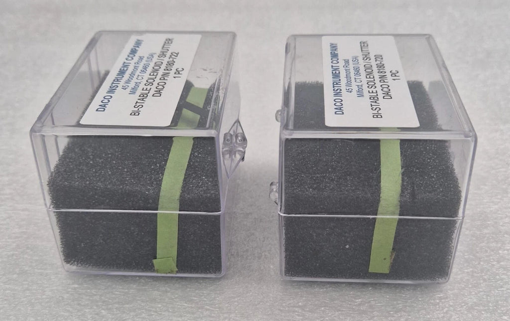 DACO Bi-Stable Solenoid Shutter Assembly P/N 8180-720 / 8180-722
