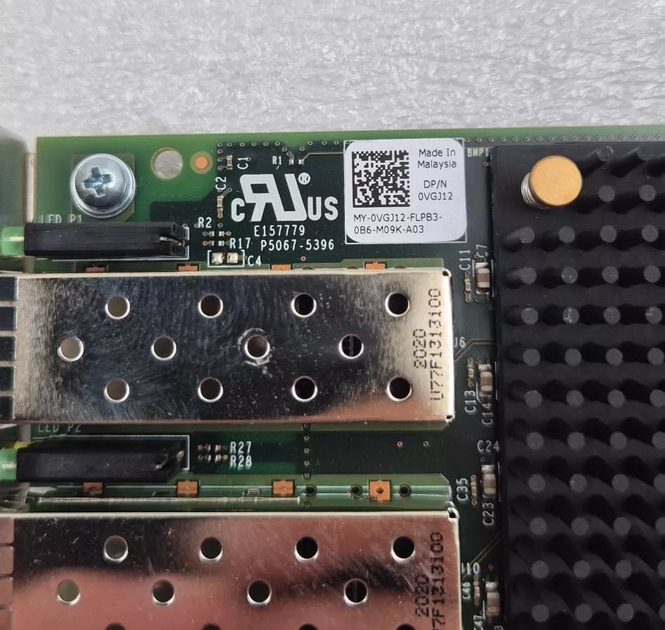 Dell 0VGJ12 Emulex Dual-Port 16GB Fiber Channel PCIe Card PCB
