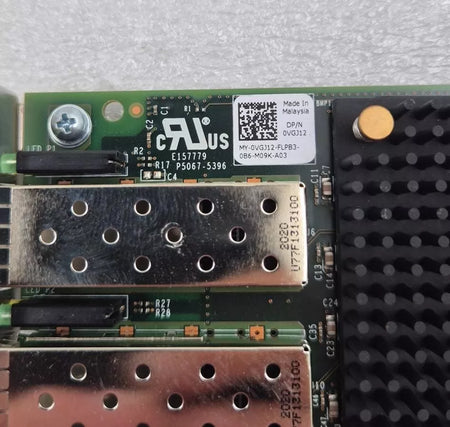 Dell 0VGJ12 Emulex Dual-Port 16GB Fiber Channel PCIe Card PCB
