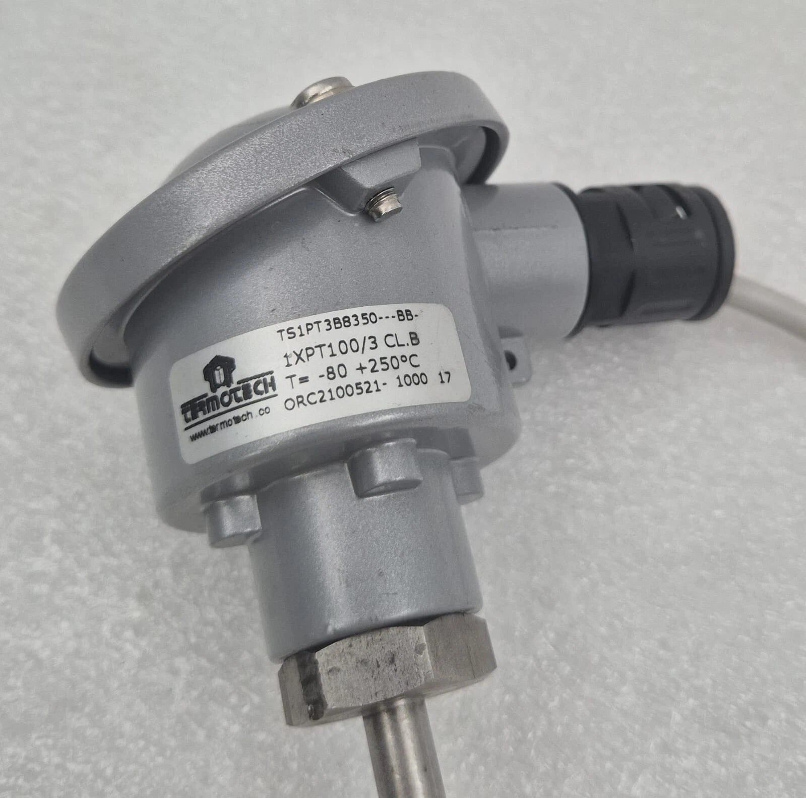 Thermotech Thermo 1XPT100/3 CL.B Temperature Sensor Probe Nose