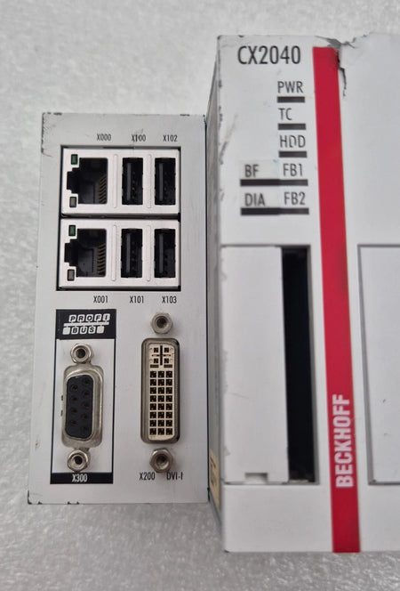 Beckhoff CX2040-0125 interface connectors and communication ports