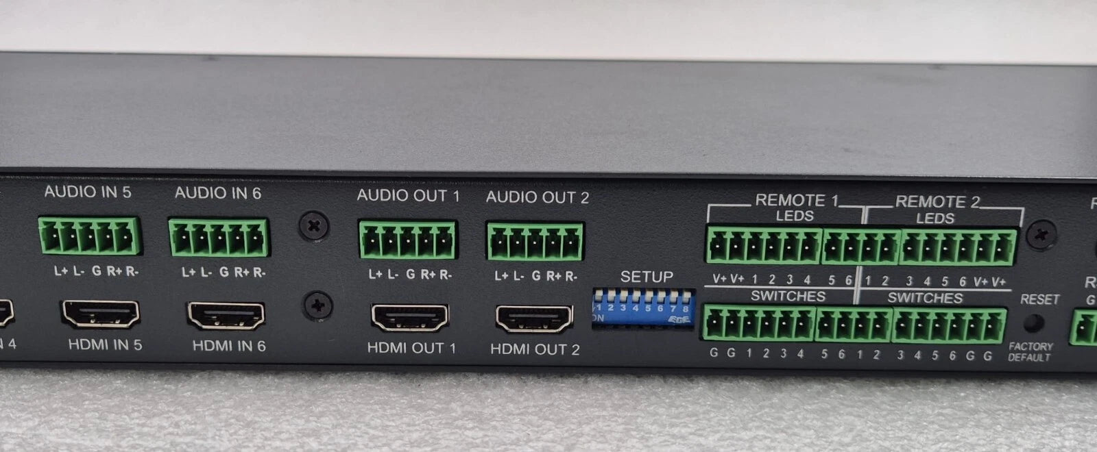 Kramer VS-62HA 6x2 HDMI / Audio Matrix Switcher Automatic UHD