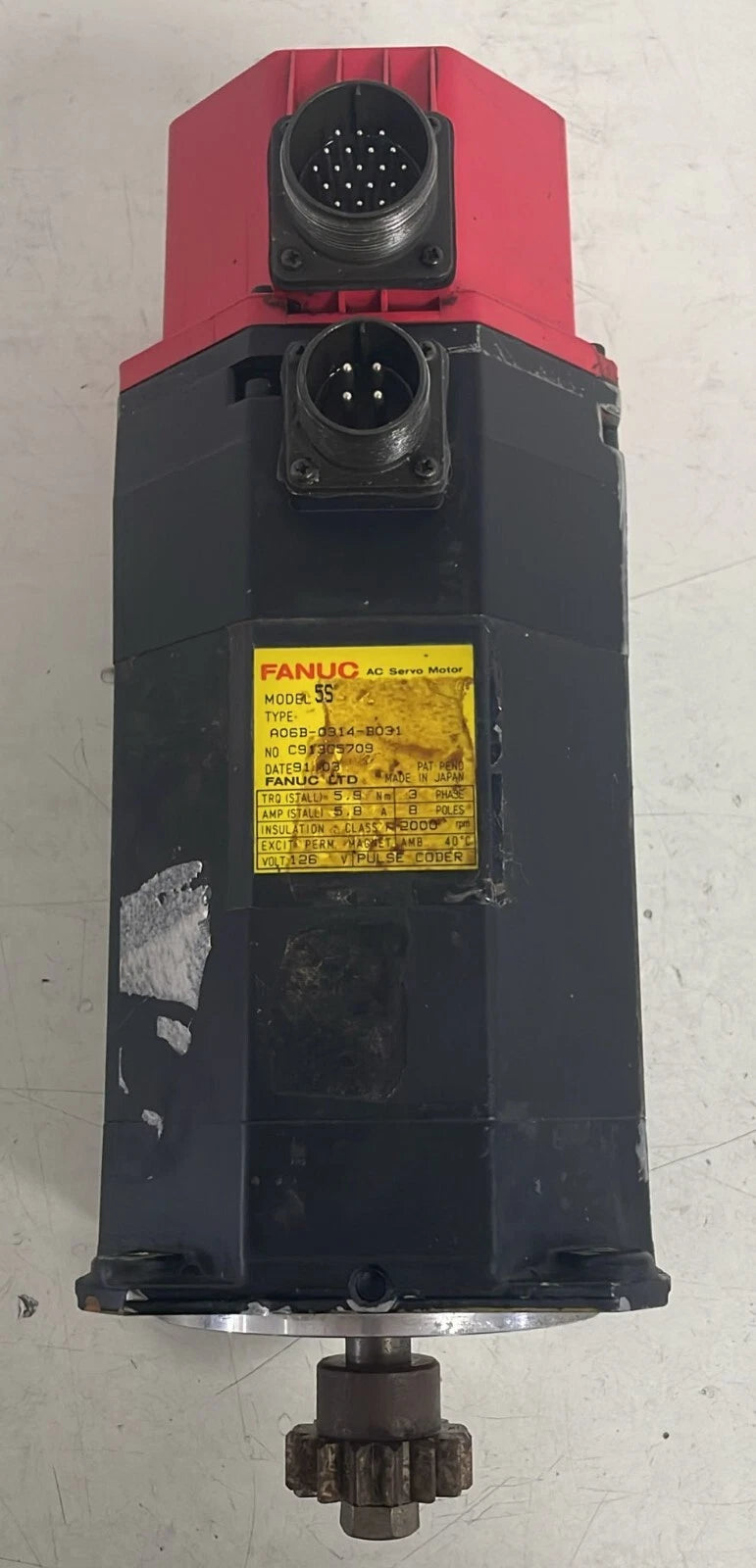 FANUC A06B-0314-B031 AC Servo Motor 5S 2000RPM