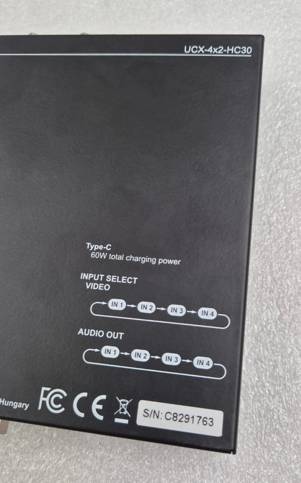 LIGHTWARE UCX-4X2-HC30 91310081 USB Type C & HDMI Matrix Switcher