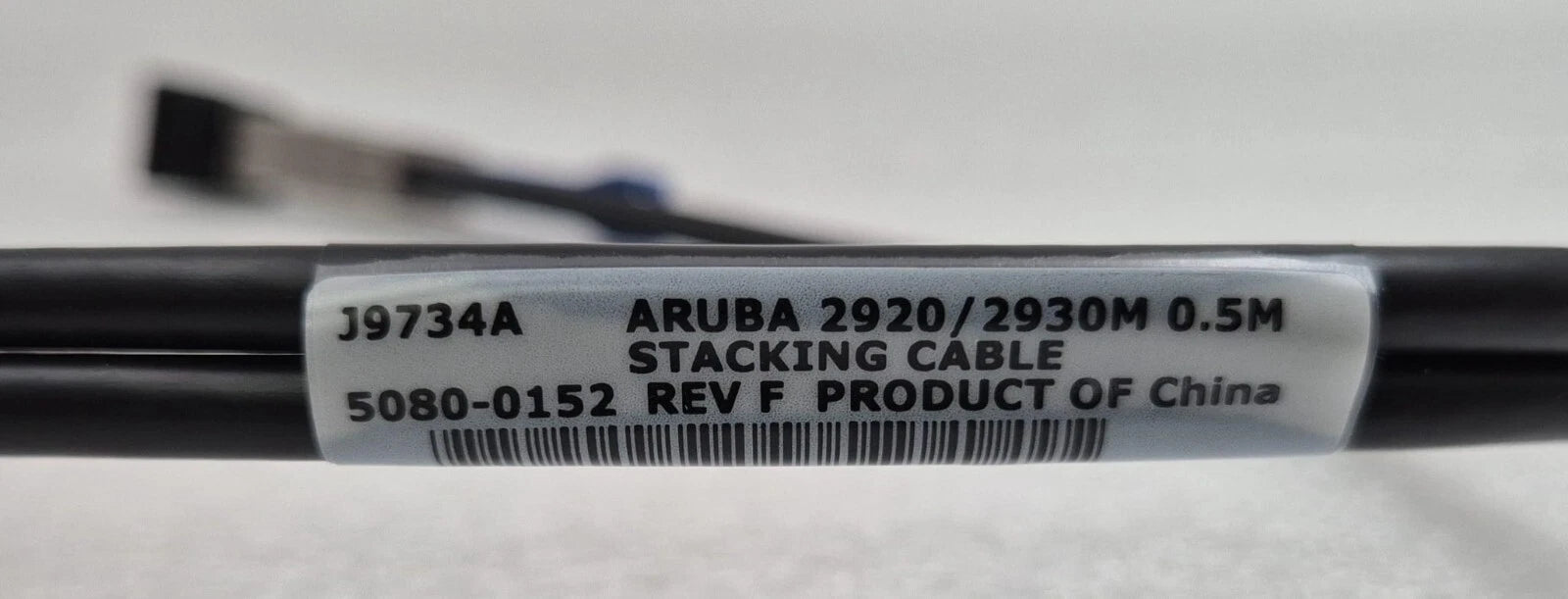 NEW - HP HPE ARUBA J9734A 2920/2930M 0.5M STACKING CABLE 5080-0152