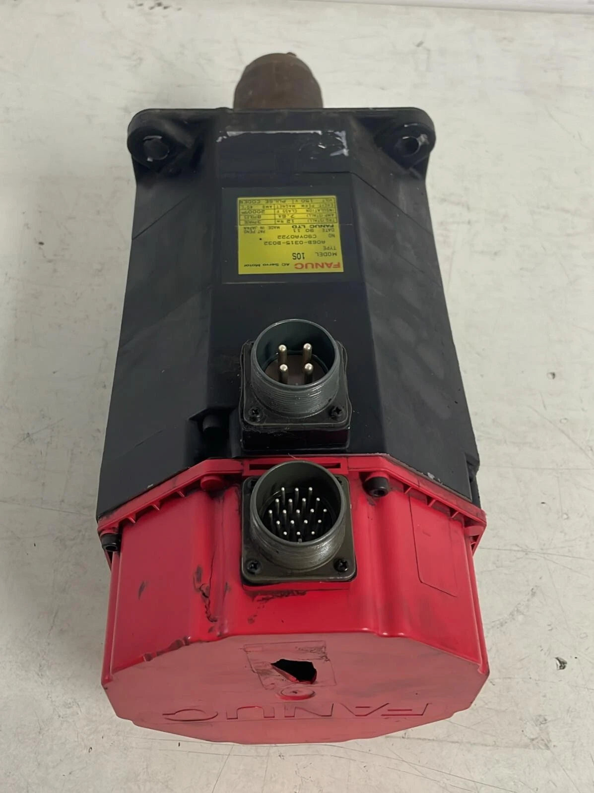 FANUC A06B-0315-B032 AC Servo Motor 10S 2000RPM Taper Shaft