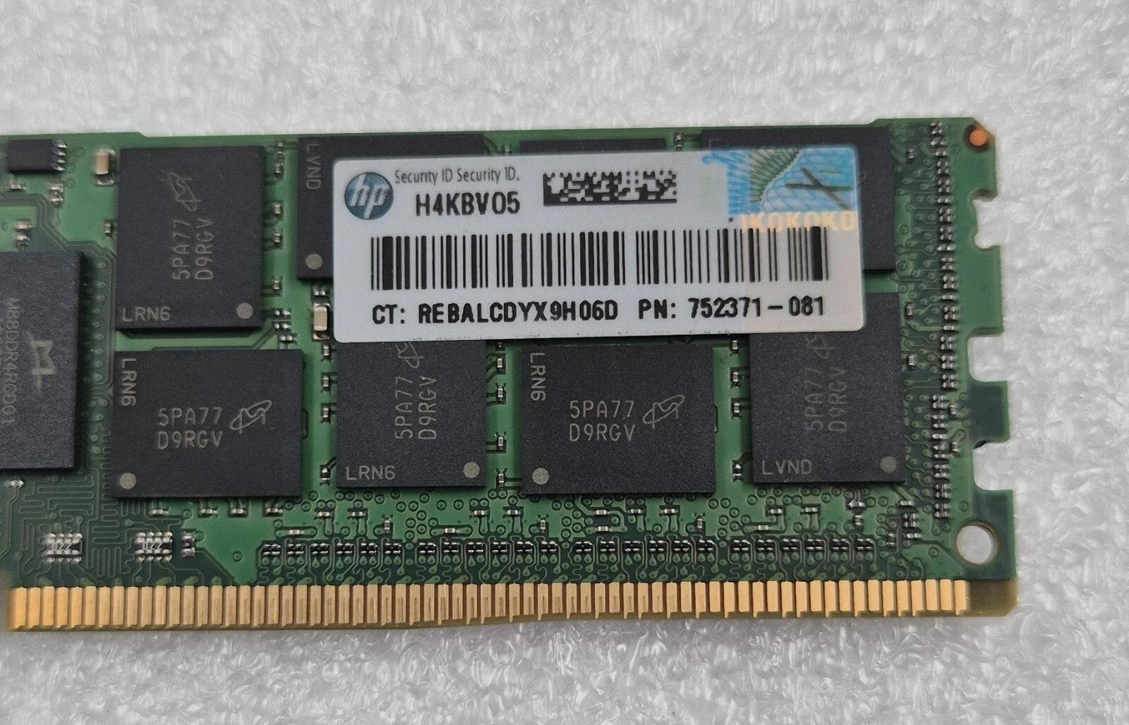 [LOT 8] Micron 16GB 2RX4 PC4-2133P MTA36ASF2G72LZ-2G1A1HK Memory RAM 752371-081