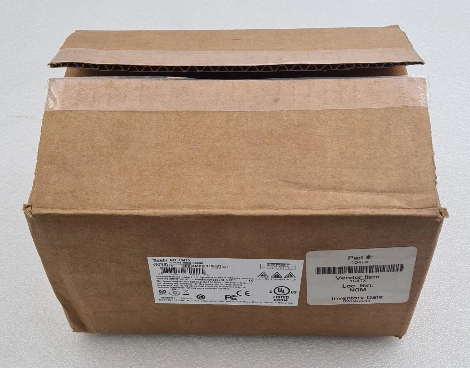 *NEW* N-TRON 104TX Unmanaged Industrial Ethernet Switch 4-Port 10-30V 215mA