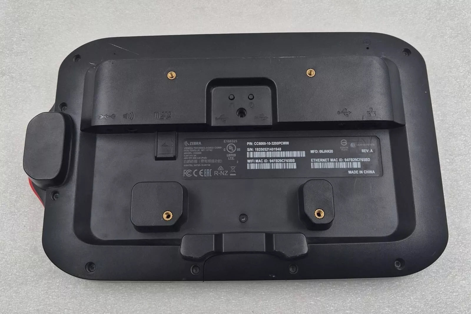 ZEBRA CC6000 Customer Concierge ethernet USB Price Checker Landscape Kiosk PARTS