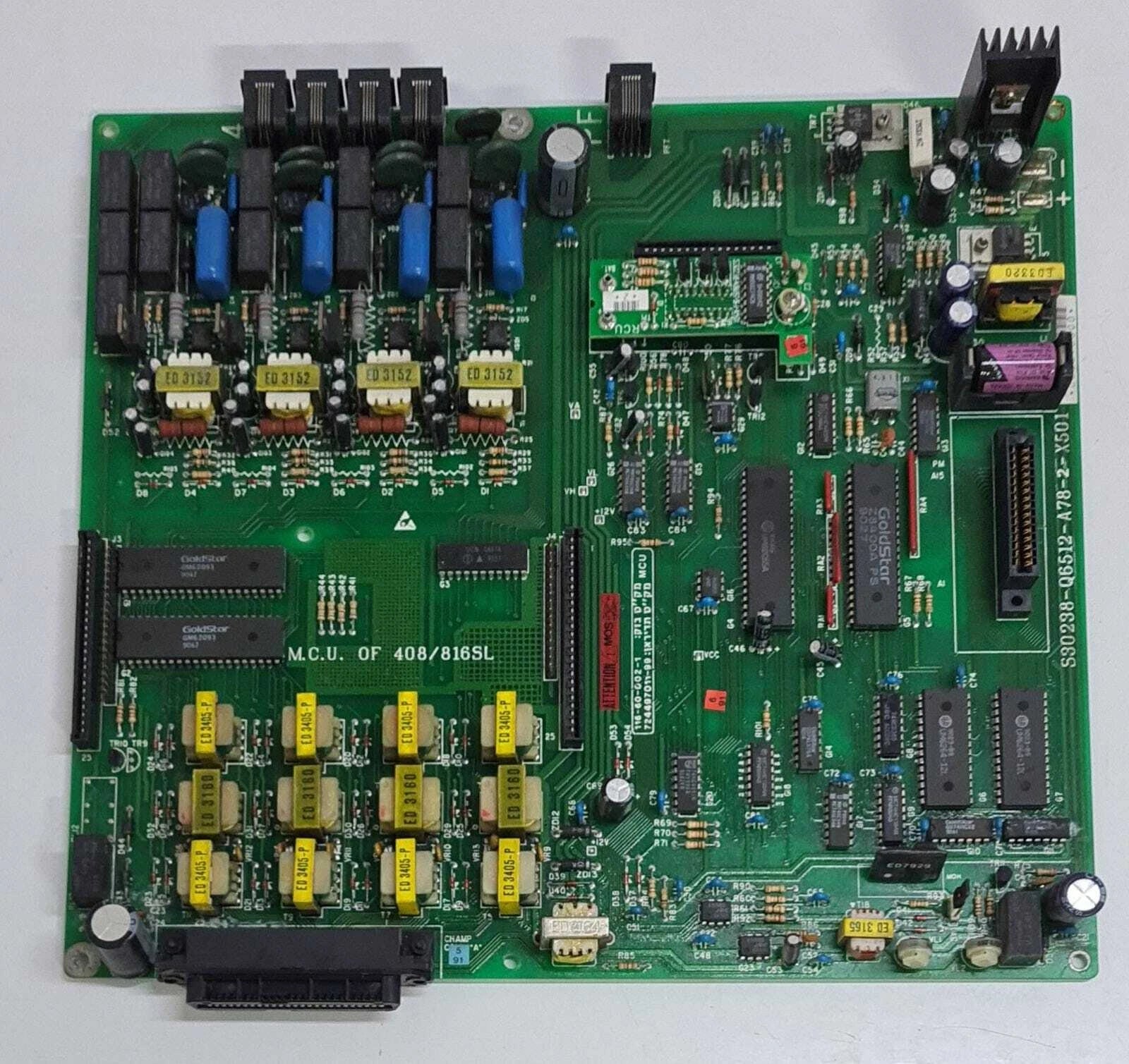 M.C.U. of 408/816 SL Telephone System Motherboard S30238-Q6512-A78-2-X501
