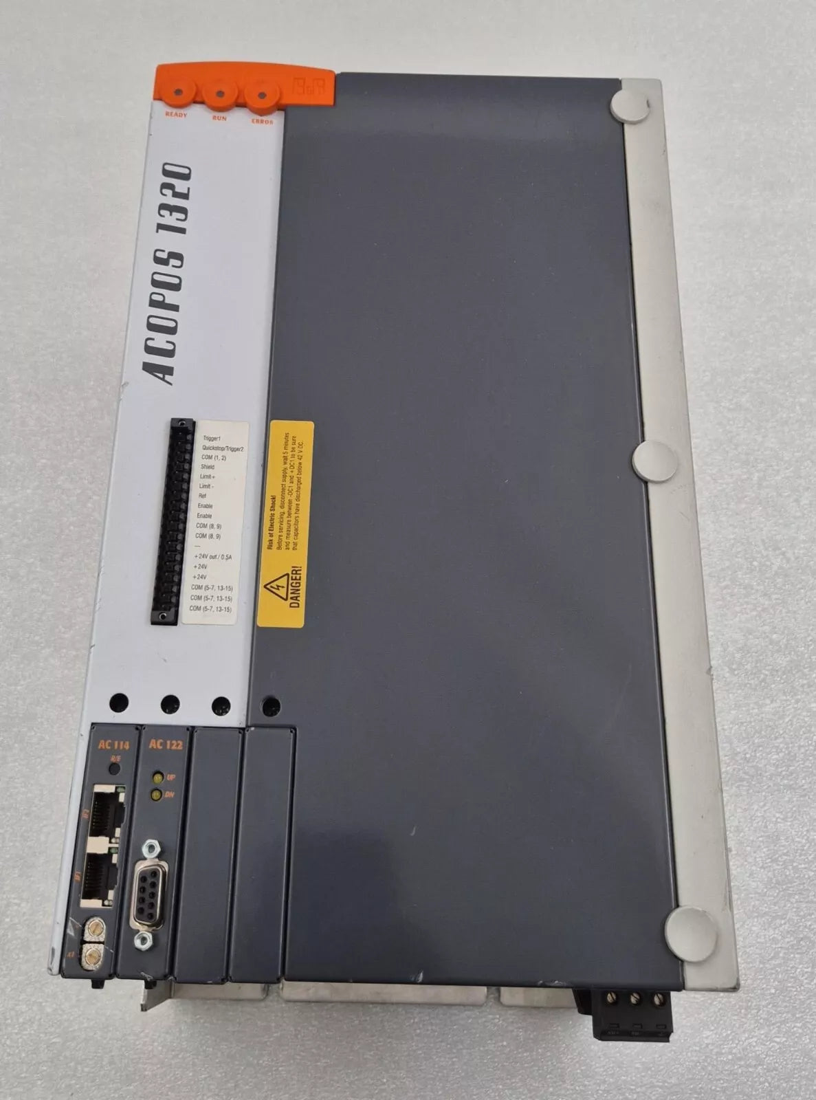 B&R Automation ACOPOS 1320 8V1320.00-2 Servo Drive 480V 34A W/ AC114 & AC122