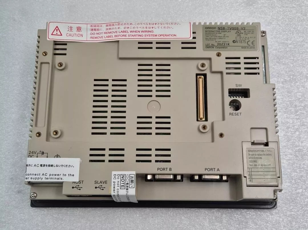 OMRON NS8-TV00B-V2 Interactive Display 8" TFT Touch Screen HMI Module -FOR PARTS