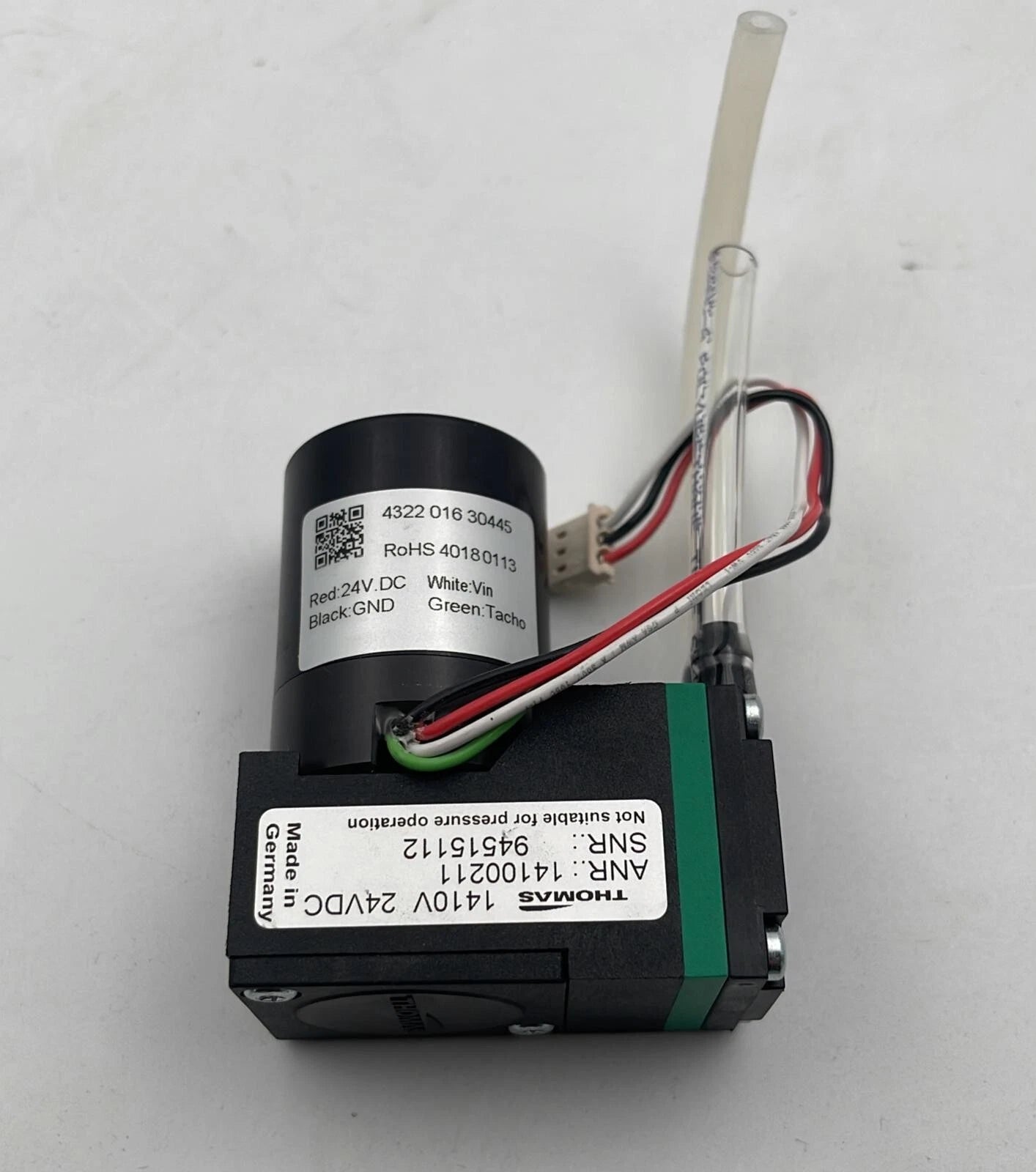 [LOT OF 4] Thomas 1410V 14100211 24VDC Miniature Pump Brushless 432201630445