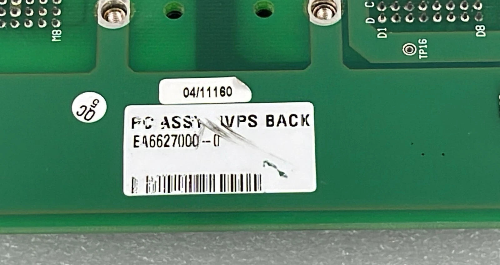 Lumenis LightSheer Lume One Laser PC6627010 FC ASSY HVPS Back Plane EA6627000-0