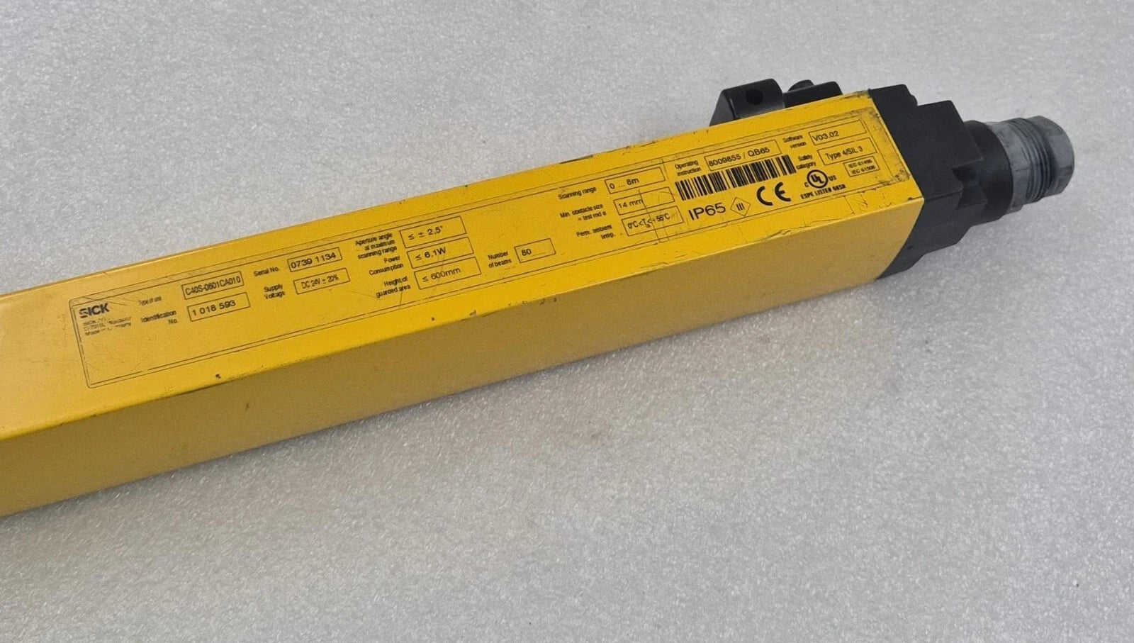 SICK C4000 C40S-0601CA010 Photoelectric Sensor 1018593 Safety Light Sender