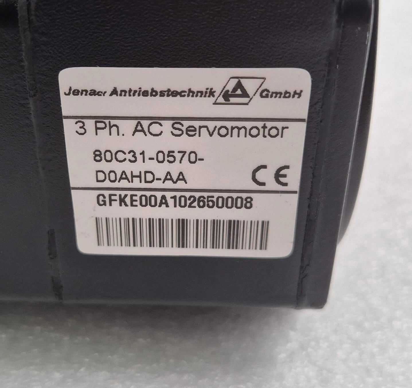 Jenaer Antriebstechnik 80C31-0570-D0AHD-AA Servomotor 3-Phase AC