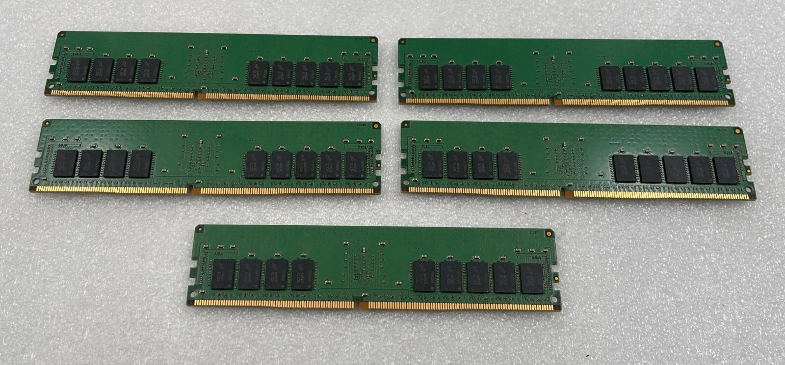 [LOT 5] Micron 16GB 2Rx8 PC4-2666V DDR4 MTA18ASF2G72PDZ-2G6E1RI Memory RAM