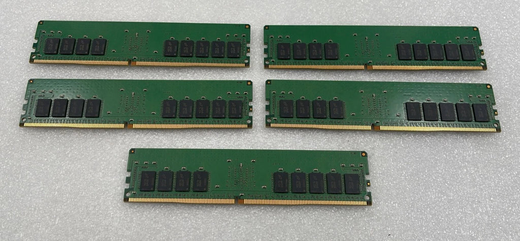[LOT 5] Micron 16GB 2Rx8 PC4-2666V DDR4 MTA18ASF2G72PDZ-2G6E1RI Memory RAM