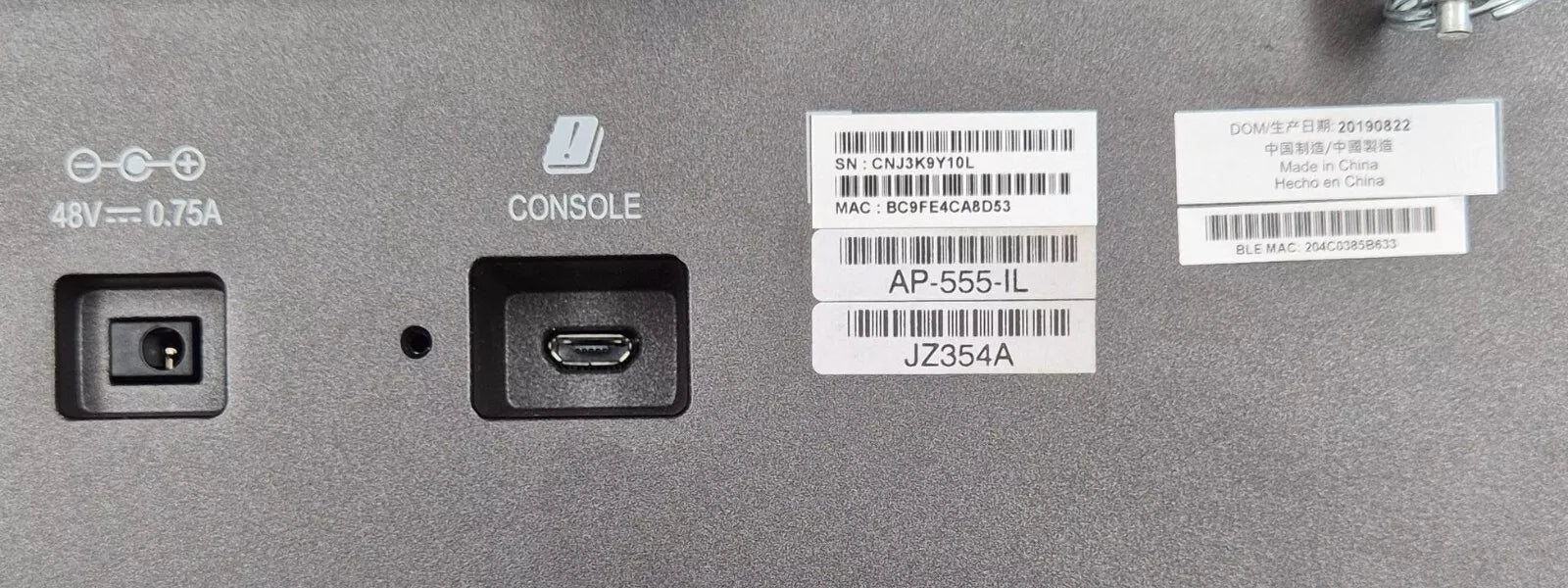 HP Aruba 555 APIN0555 AP-555-IL JZ354A Unified AP Radio Router **AS-IS**