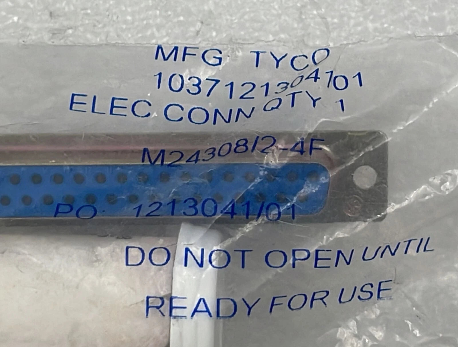 [LOT 6 PCS] TYCO M24308/2-4F D-Sub MIL Spec Connector