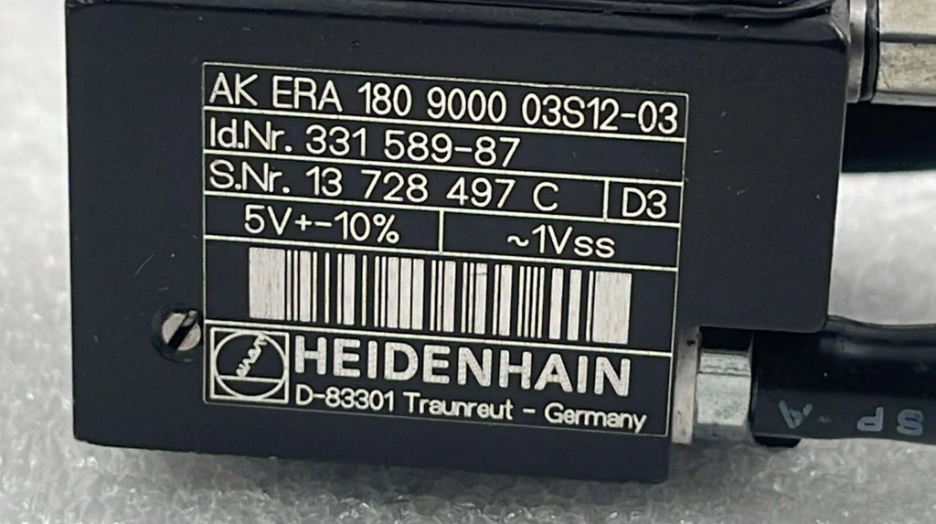 Heidenhain 331 589-87 Scanning Head Sensor AK ERA 180 9000 03S12-03