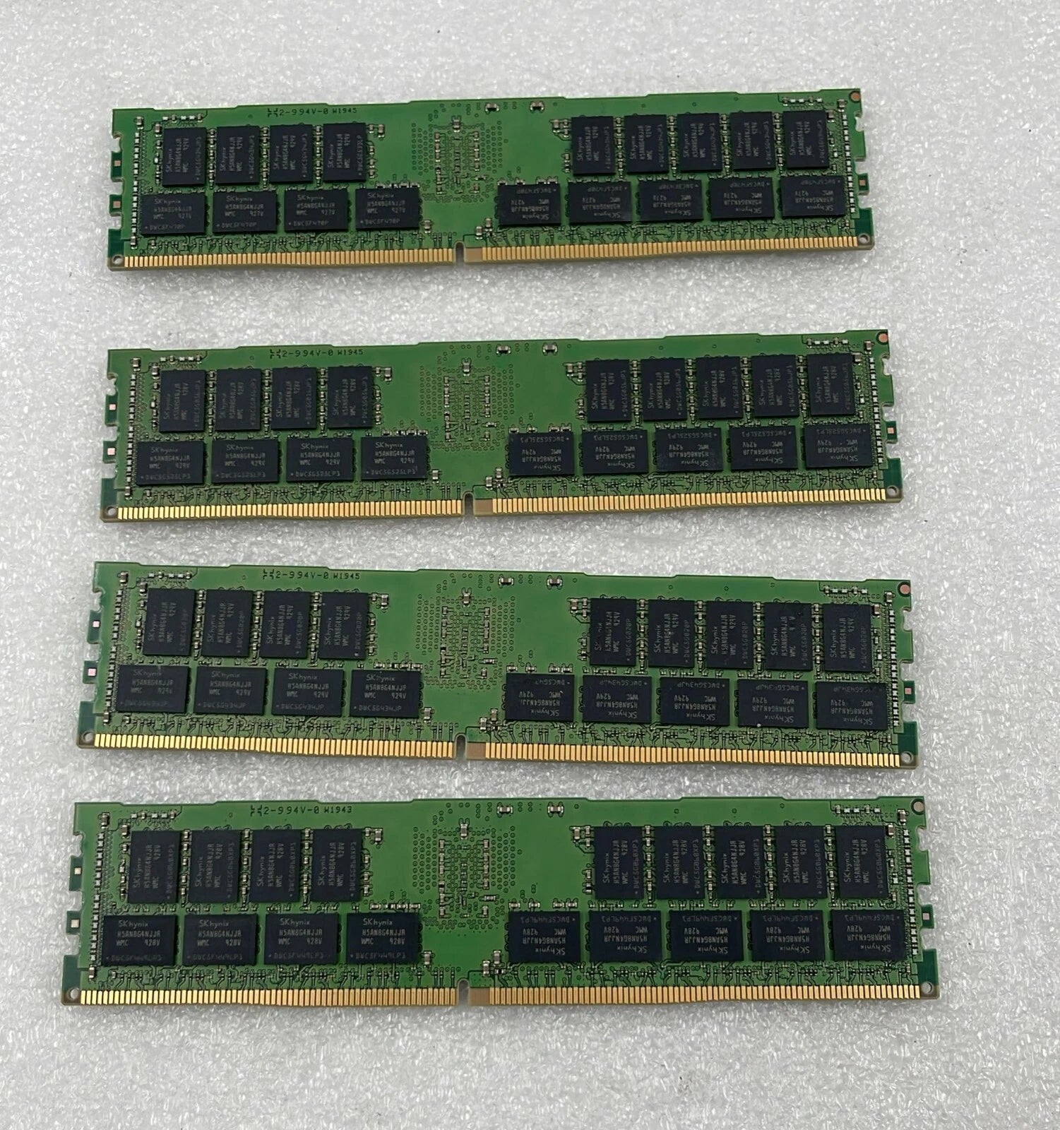 [LOT 4 PCS] Kingston 32GB 2Rx4 PC4-2933Y Server RAM HP29D4R1D4HJI-32 DDR4 ECC
