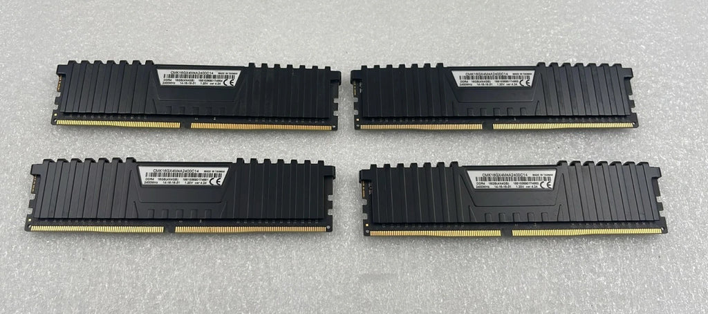 [LOT 4] Corsair Vengeance LPX 16GB 2400MHz DDR4 CMK16GX4M4A2400C14 Memory RAM