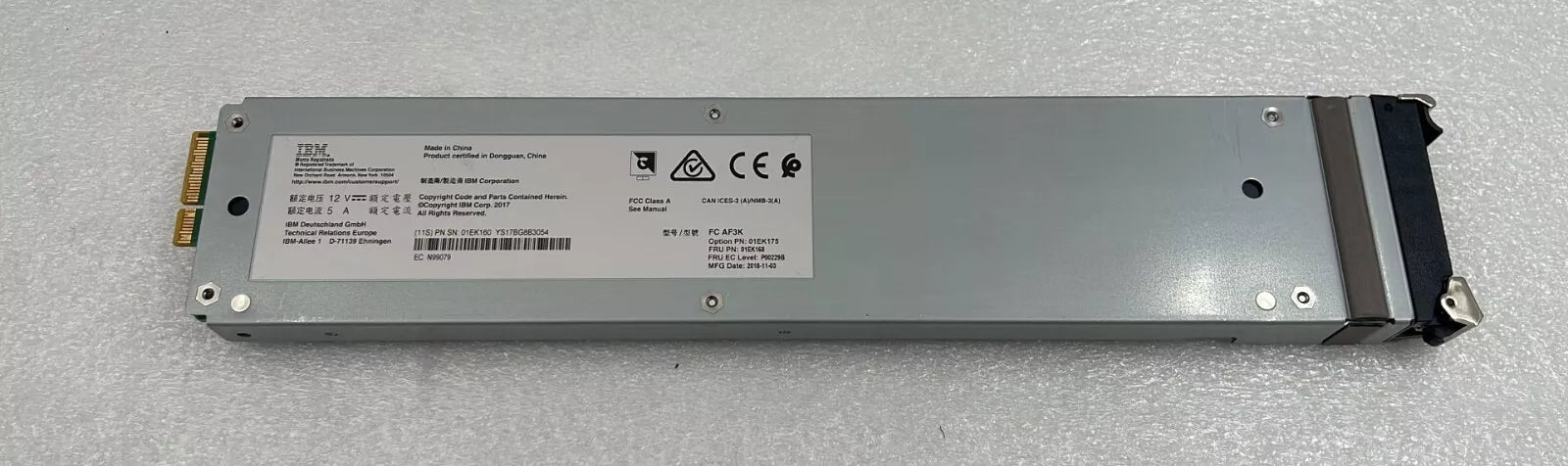 IBM Flash System MicroLatency Module T-M03-B 01EK168 01EK160 01EK175  - AF3K