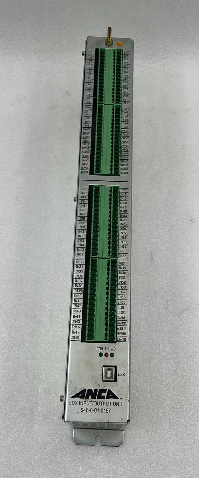 ANCA 946-0-01-0167 5DX Input Output Unit CNC Grinder Control Module