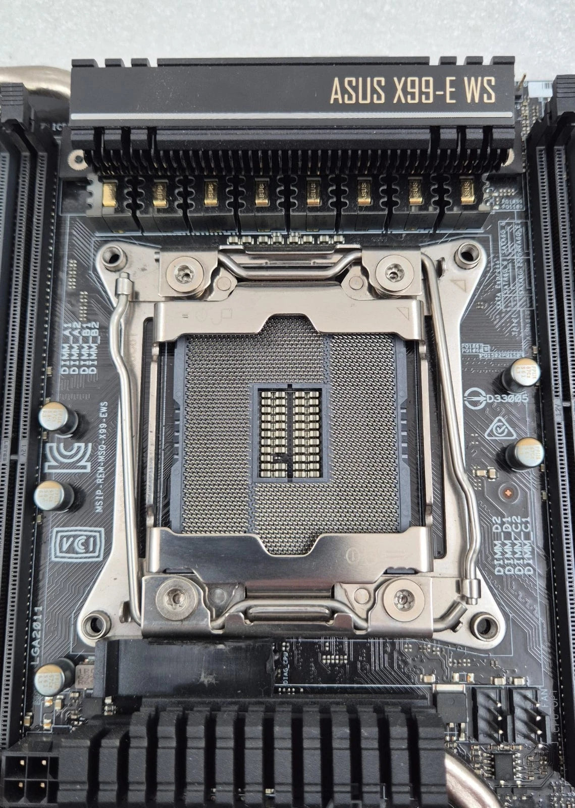 ASUS X99-E WS workstation motherboard LGA 2011 DDR4 with I/O shield