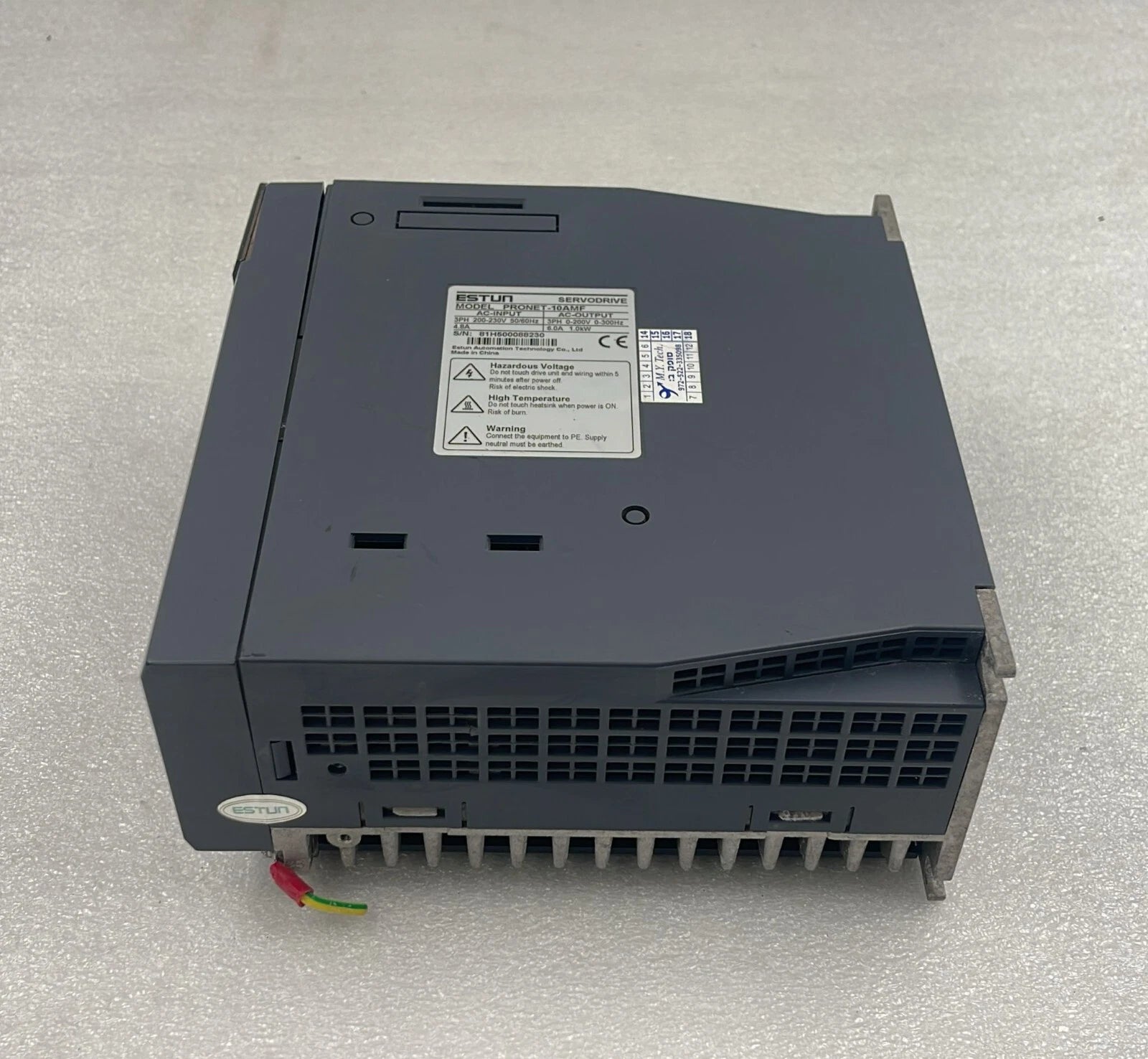 ESTUN Servo Drive PRONET-10AMF 3PH 200-230V