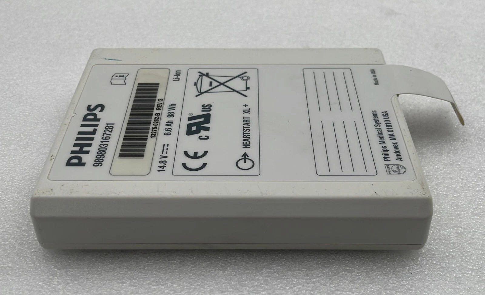 Philips 989803167281 Li-Ion Battery 14.8V 6.6Ah 98Wh 13275-0262-B