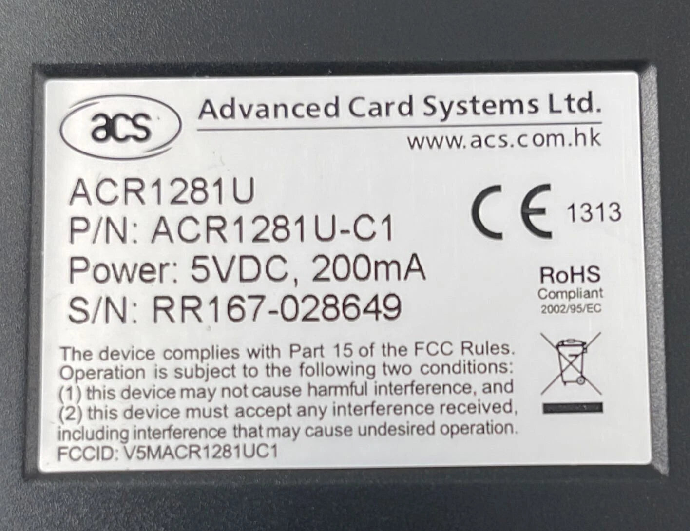 ACS ACR1281U Card UID Reader ACR1281U-C1