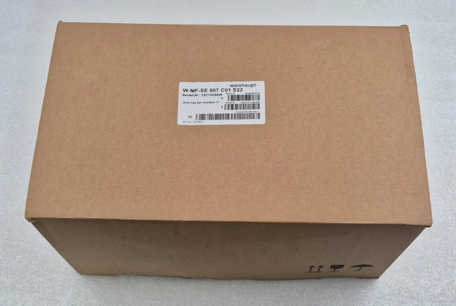 NEW - DUNGS Weishaupt W-MF-SE 507 C01 S22 247023 Solenoid Valve Manifold Burner