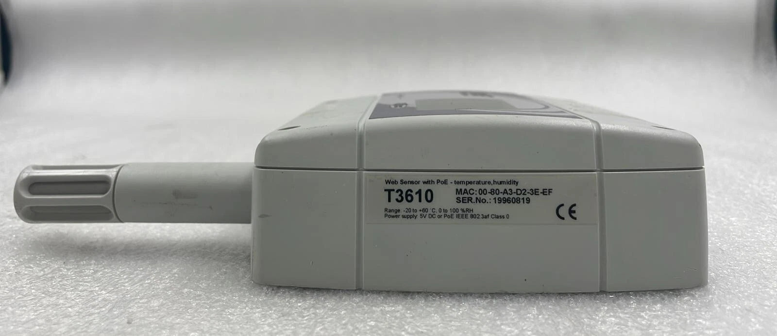 [LOT 2 PCS] COMET Web Sensor T3610 PoE Temperature Remote Thermometer Hygrometer