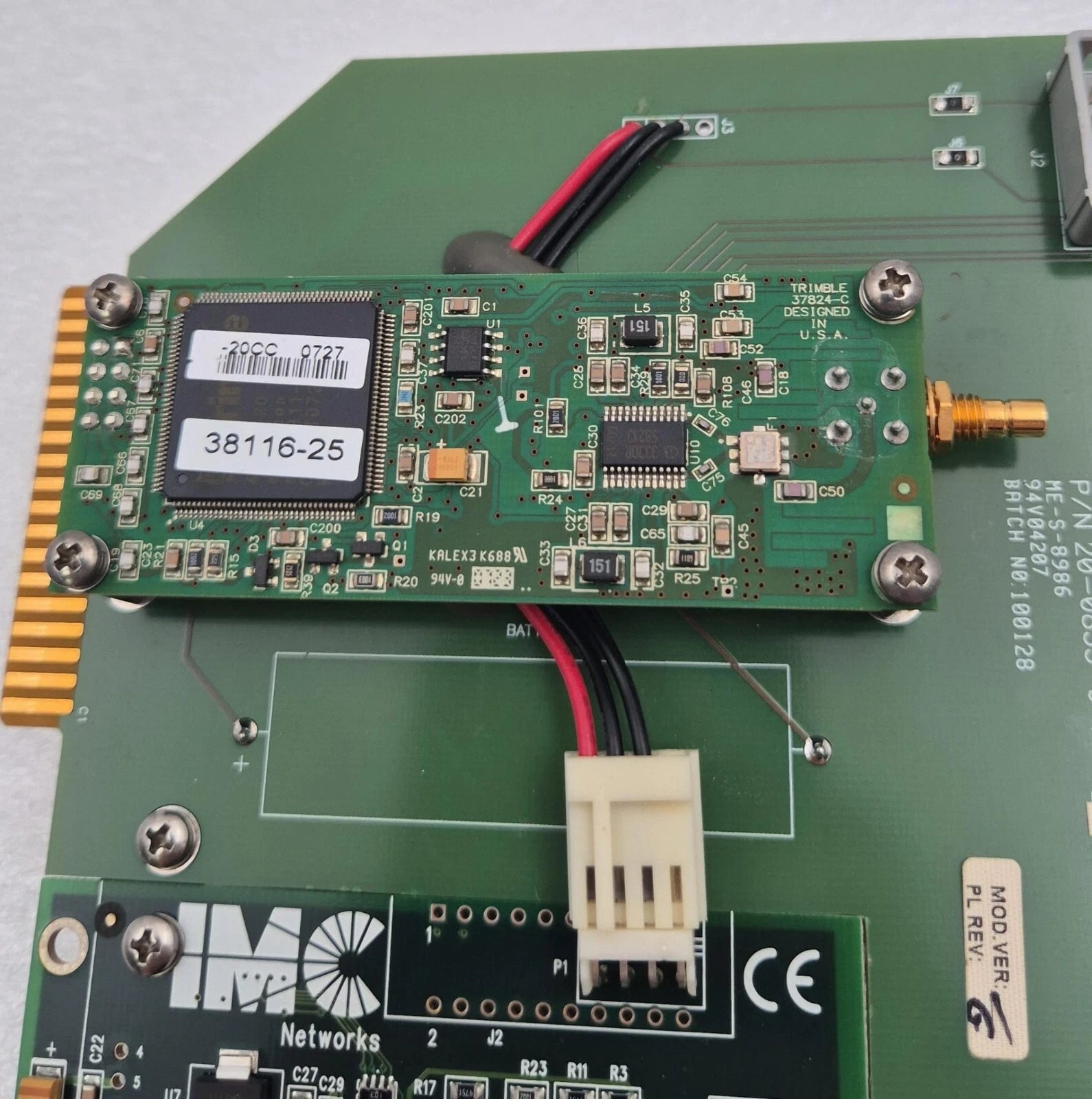 ORBIT 20-0853-9-A1-1 W/ IMC Networks 10/100 Mbps TRIMBLE 37824 for AL-7100-LCU