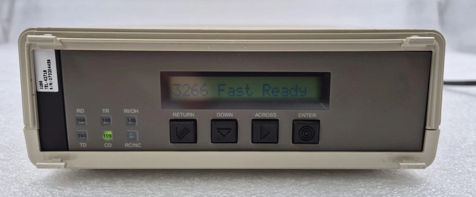 Telenetics Raymar 3266 DATA MODEM 100-240VAC TEL-42718