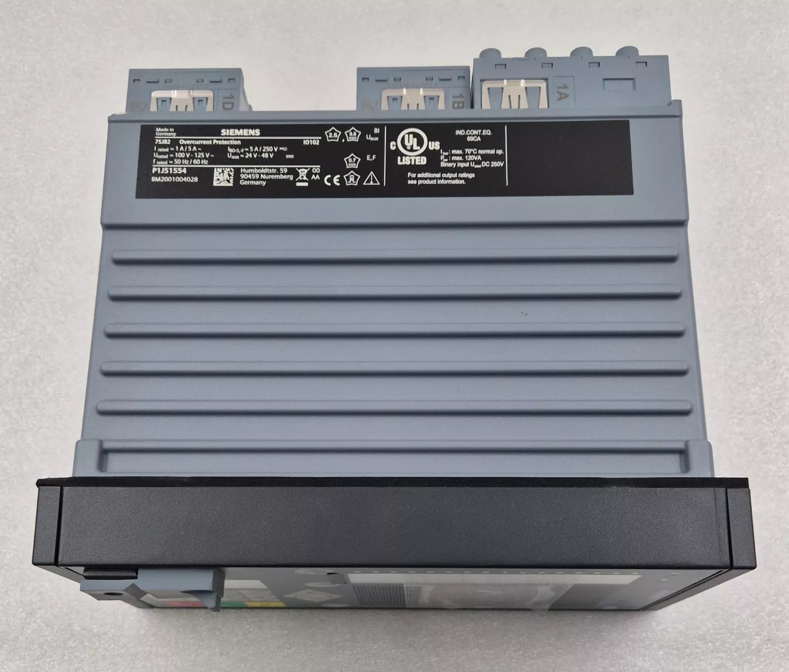 *NEW* SIEMENS SIPROTEC 7SJ82 P1J51554 Overcurrent Protection